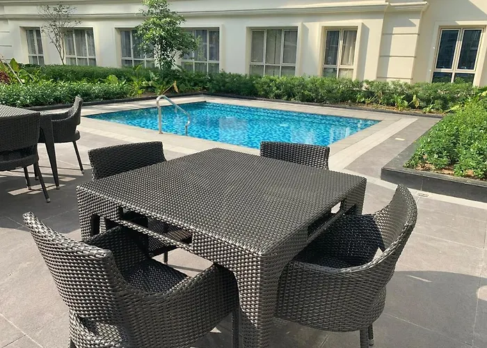 81nb Cozy -city View, 2 Queen Beds, Naia T3 شقة