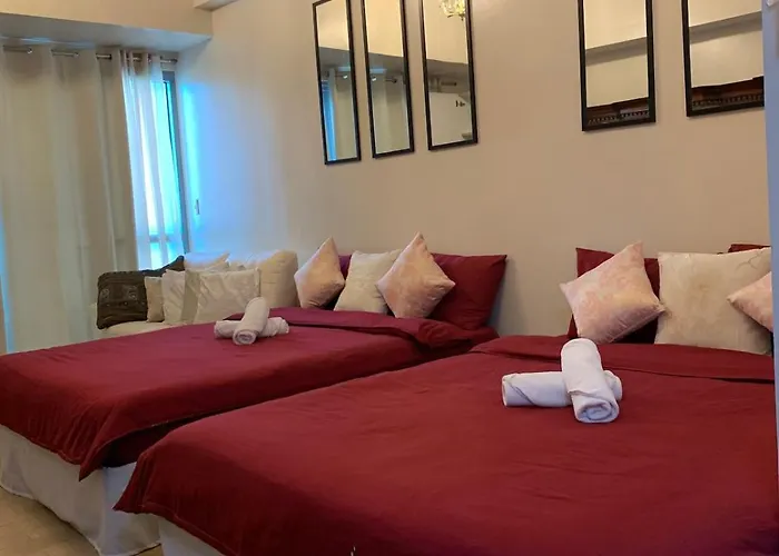 81nb Cozy -city View, 2 Queen Beds, Naia T3 شقة