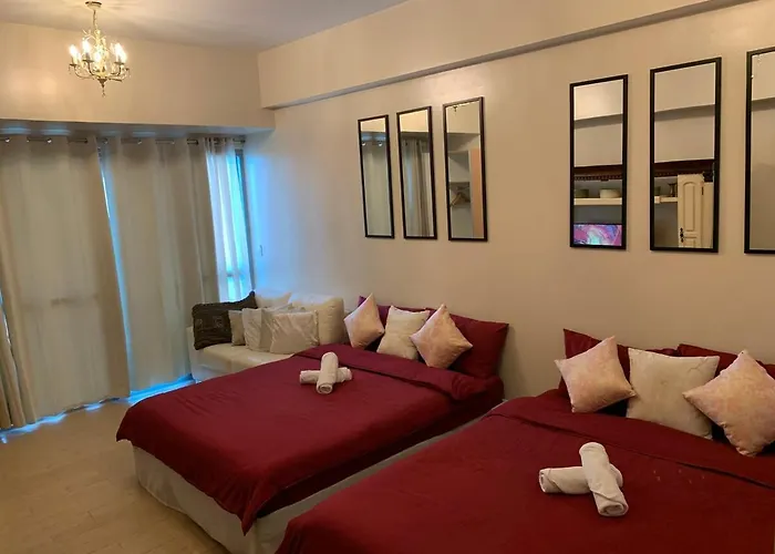 81nb Cozy -city View, 2 Queen Beds, Naia T3 * مانيلا